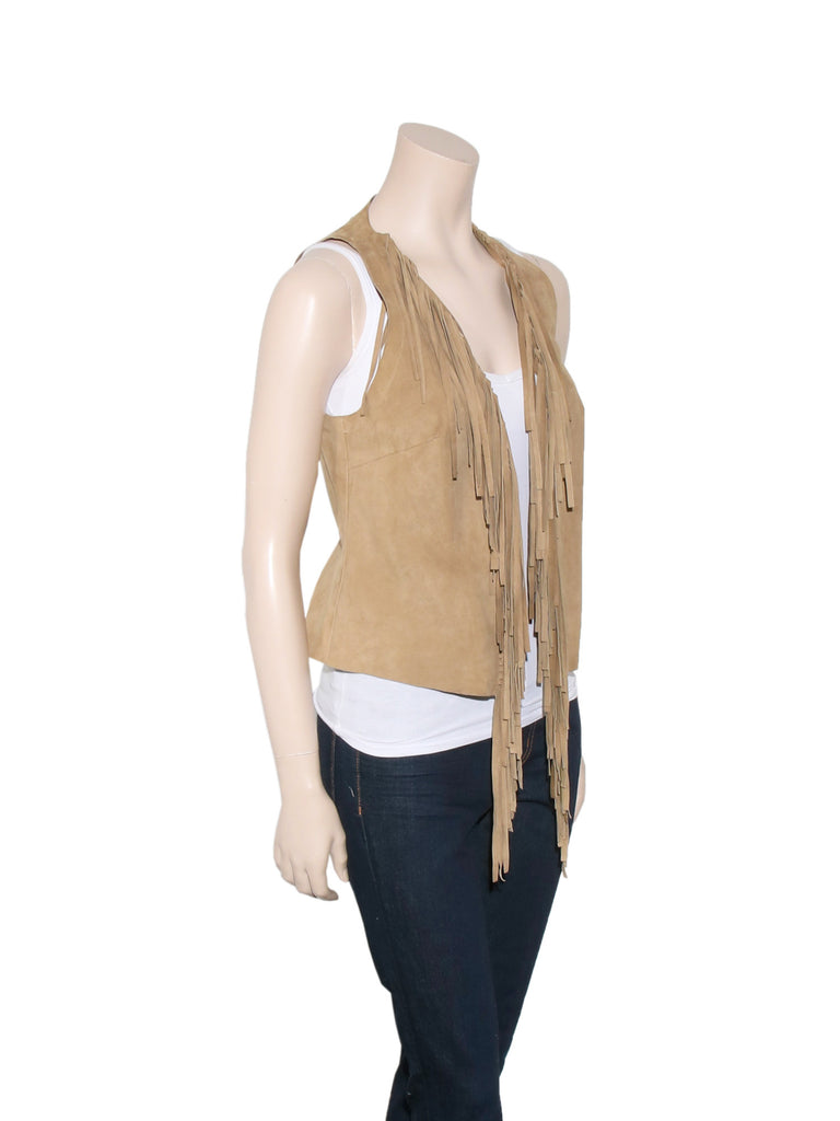Barbara Bui Suede Fringe Vest