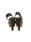 Miu Miu Platform Leather Sandals