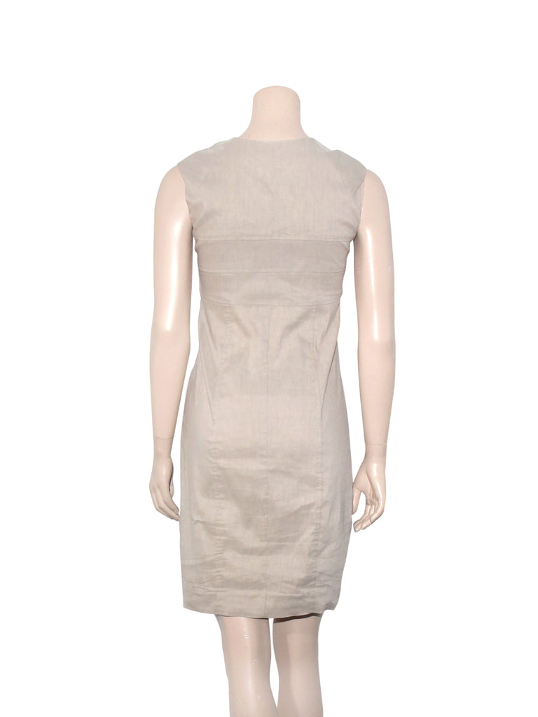 Sarah Pacini Linen Dress