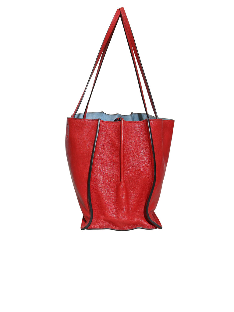 Prada Etiquette Glace Leather Tote Bag