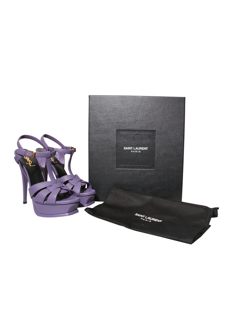 Yves Saint Laurent Leather Tribute Sandals