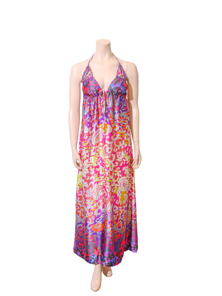 Alice & Trixie Printed Silk Maxi Dress