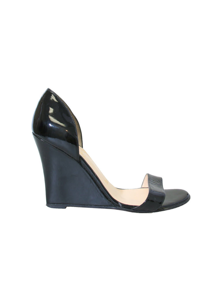 Christian Louboutin Patent Leather Wedges