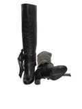 Chanel Leather Bow Boots