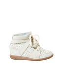Isabel Marant Suede Bobby Wedge Sneakers