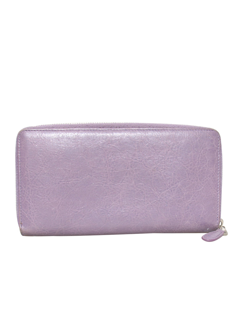 Balenciaga Motocross Giant Continental Zip-Around Wallet