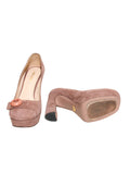 Prada Suede Platform Pumps