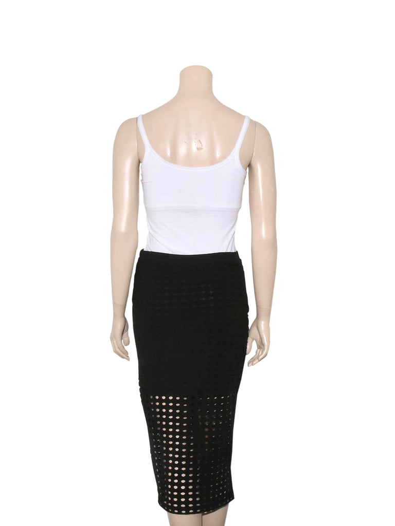 Alexander Wang Perforated Midi Skirt