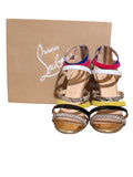 Mariniere 100 Mutlicolor Strappy Python Sandals