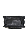 Prada Etiquette Studded Textured-Leather Shoulder Bag