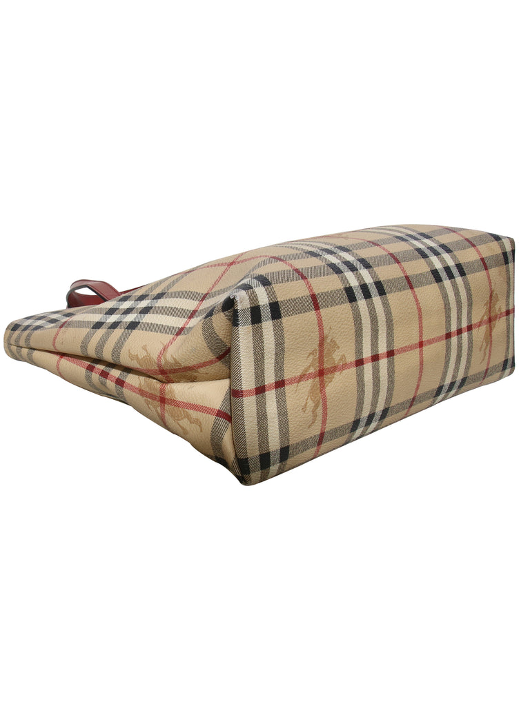 Burberry Haymarket Check Tote Bag