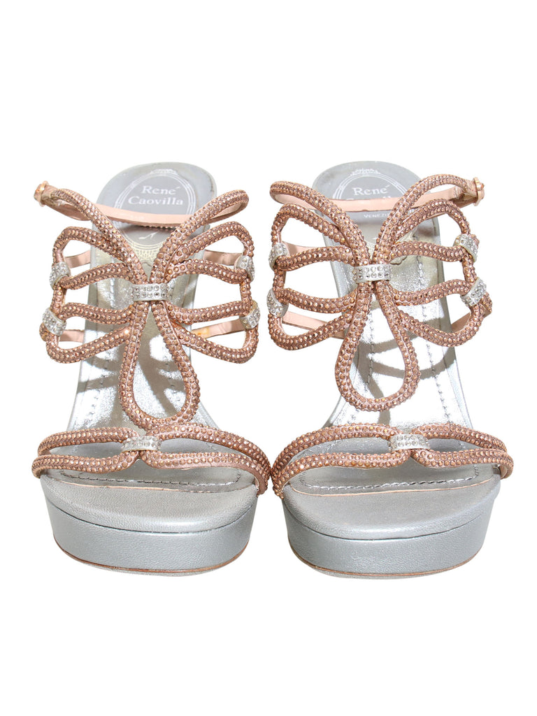 René Caovilla Embellished Sandals