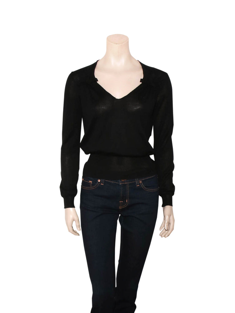 Prada Knit Bow Detail Sweater