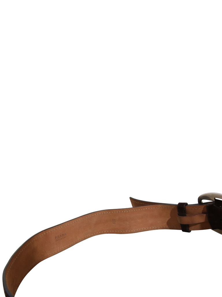 Prada Suede Belt