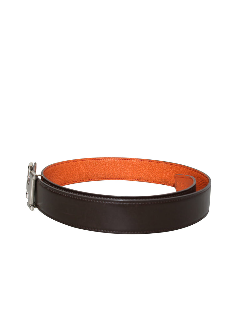 Hermes Reversible Leather H Belt