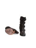 Chloe Leather Buckle Boots