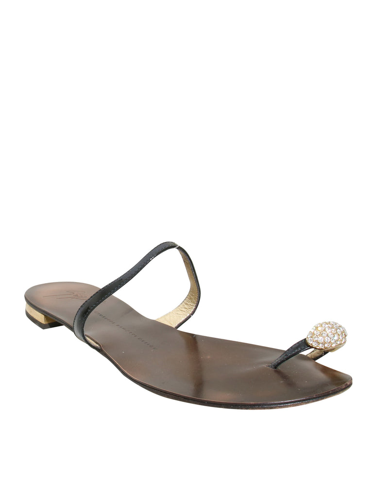 Embellished Flat Sandals