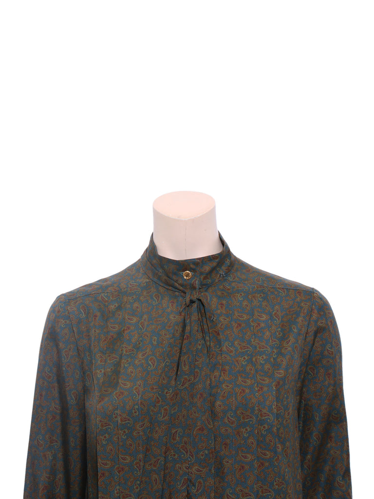 Chanel Vintage Paisley Blouse