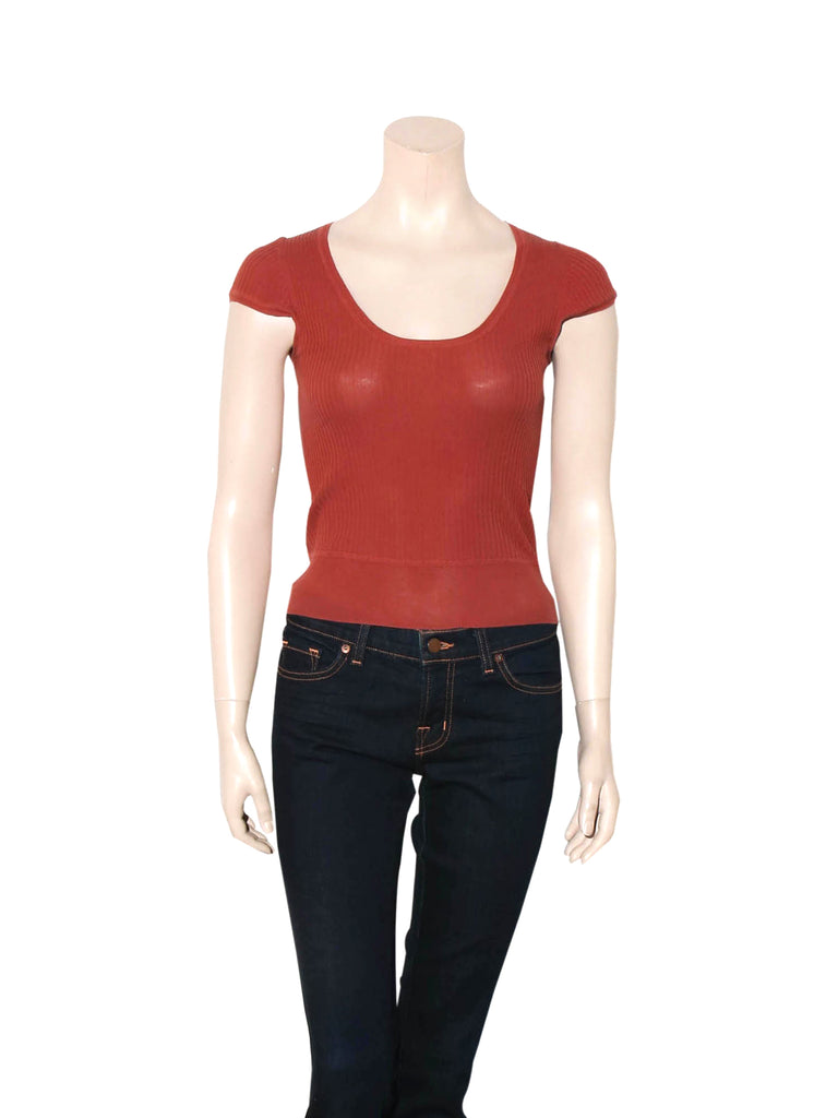 Akris Punto Ribbed Cotton T-Shirt