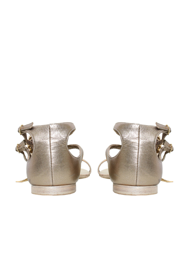 Giuseppe Zanotti Embellished Flat Sandals