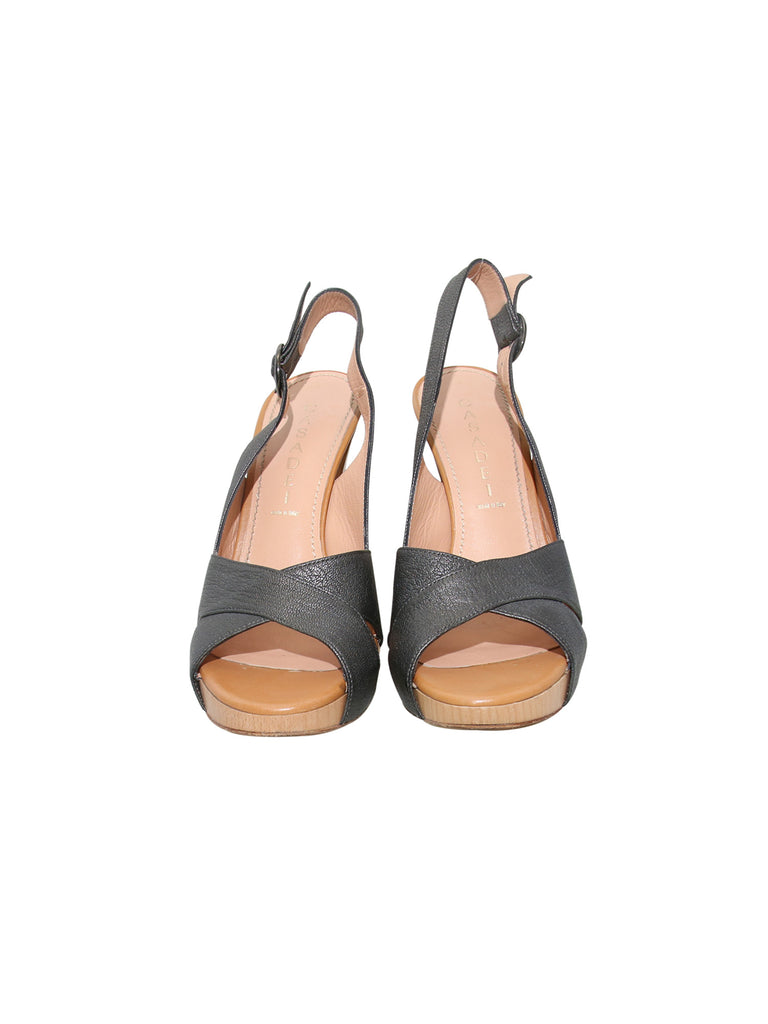 Casadei Platform Leather Sandals