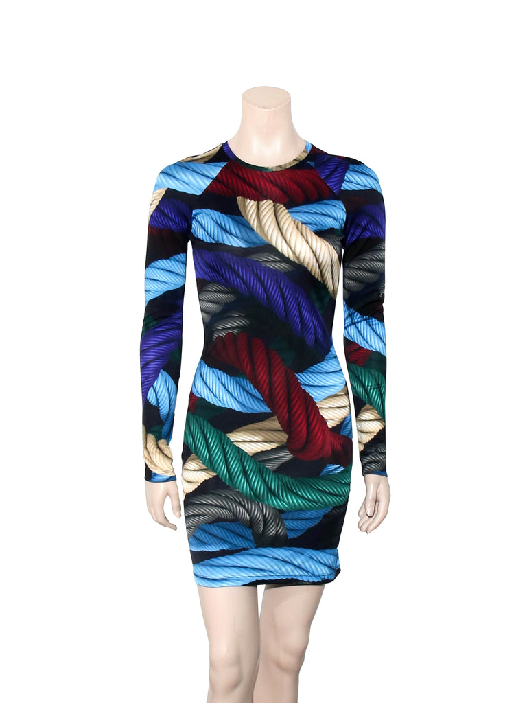 Christopher Kane Printed Silk Dress