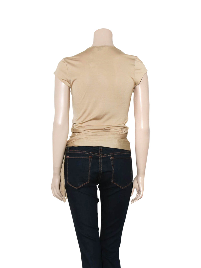 Ralph Lauren Silk Wrap Top