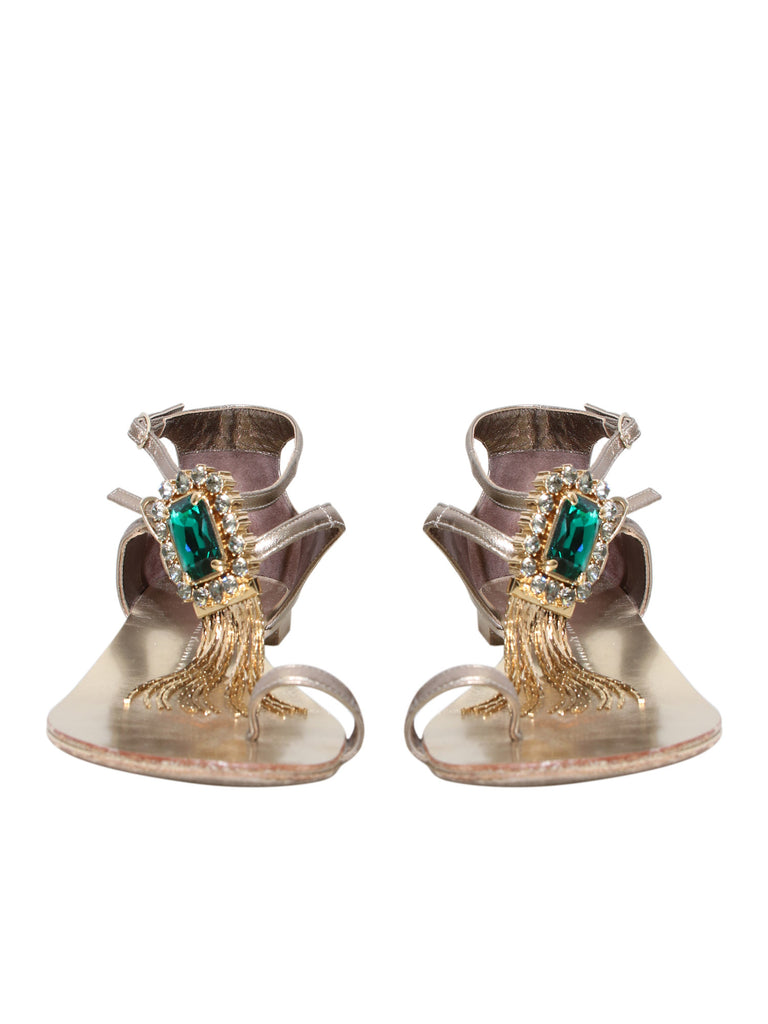 Giuseppe Zanotti Embellished Flat Sandals