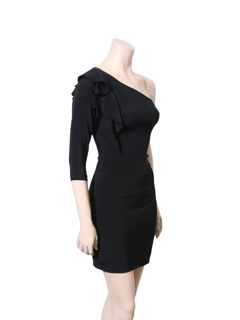 DVF Cobb One-Shoulder Dress