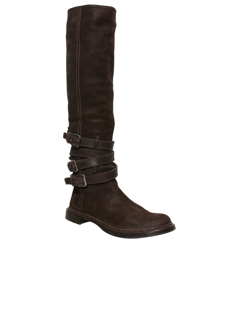 Miu Miu Suede Knee-High Boots