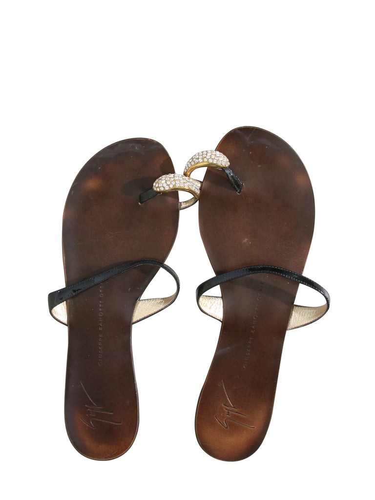 Embellished Flat Sandals