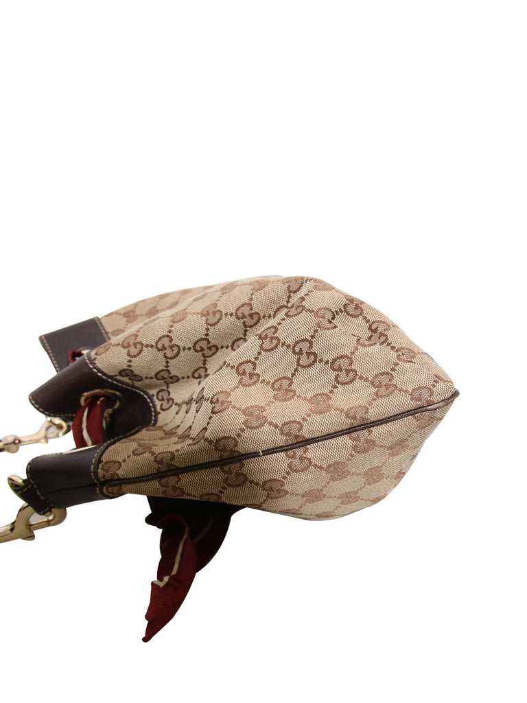 Gucci GG Canvas Positano Shoulder Bag