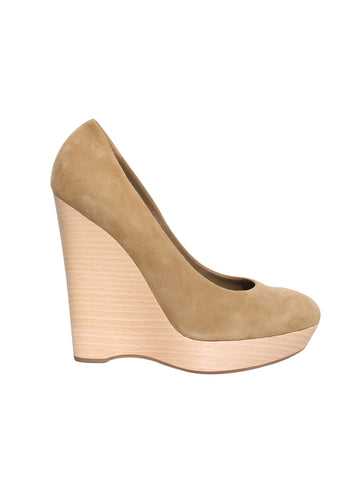 YSL Suede Maryna Wedges