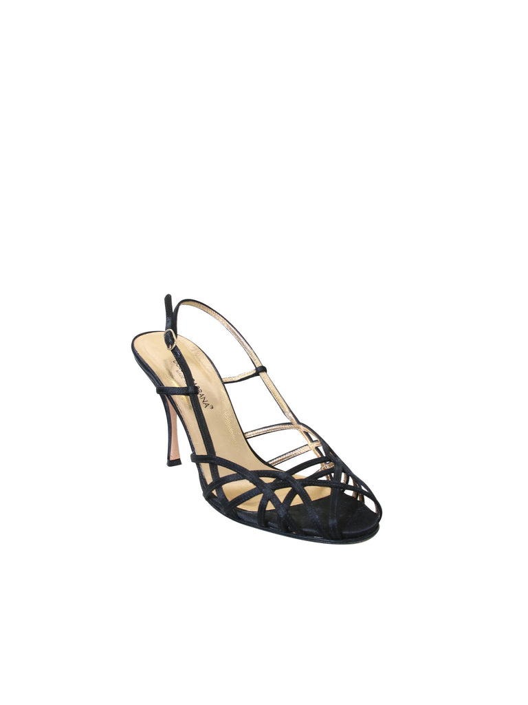 Dolce & Gabbana Satin Sandals