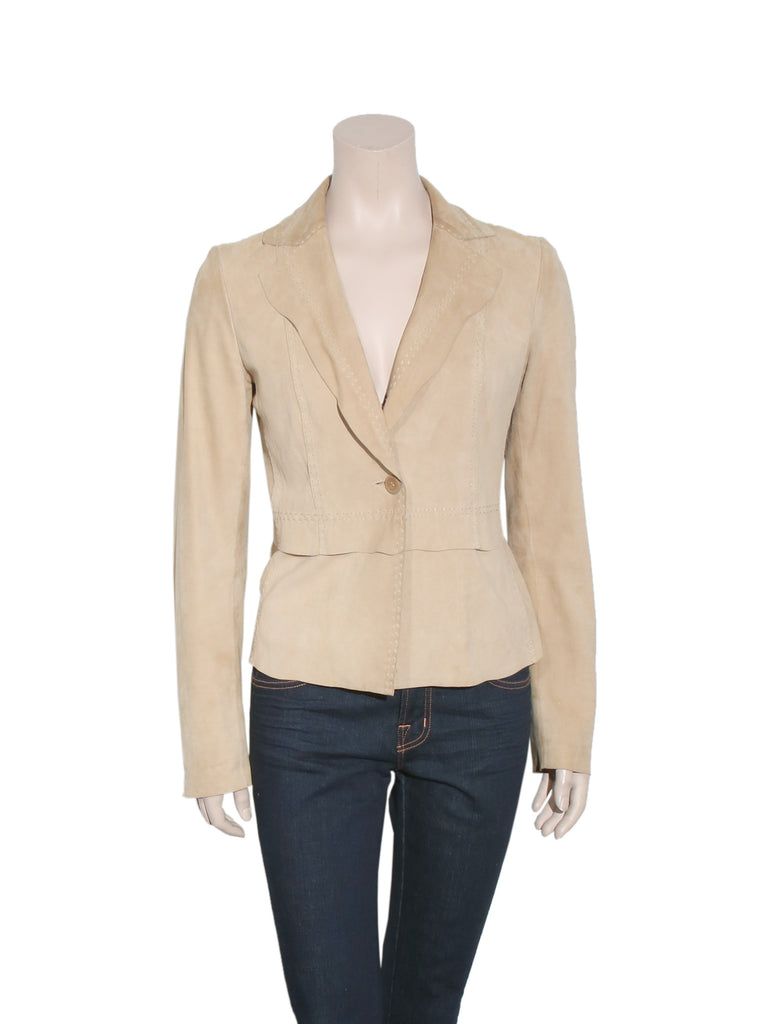 Elie Tahari Suede Blazer