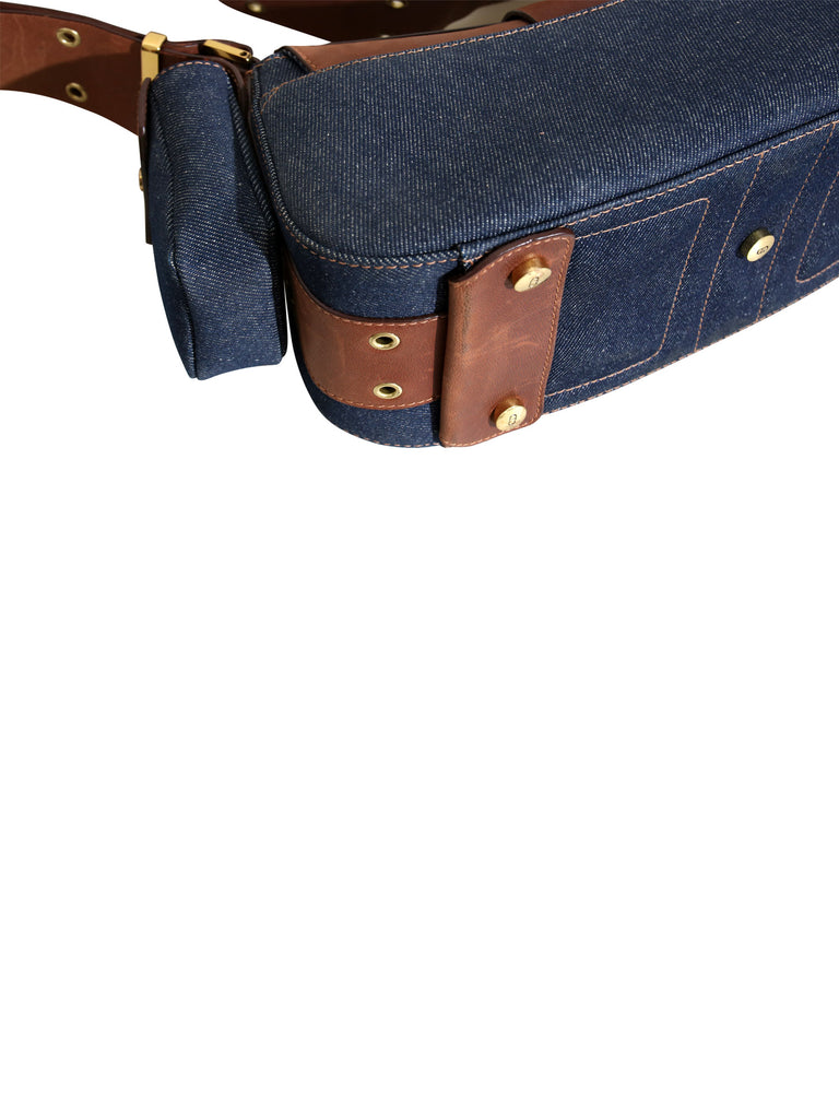 Christian Dior Denim Street Chic Columbus Bag