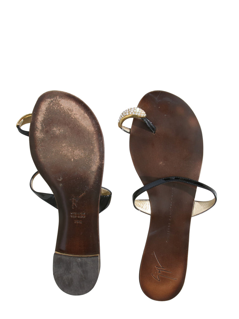 Embellished Flat Sandals