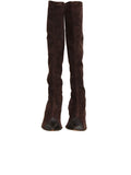 Pointed Suede Boots