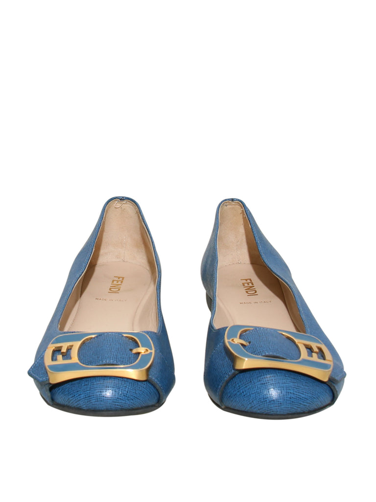 Fendi Leather Ballet Flats