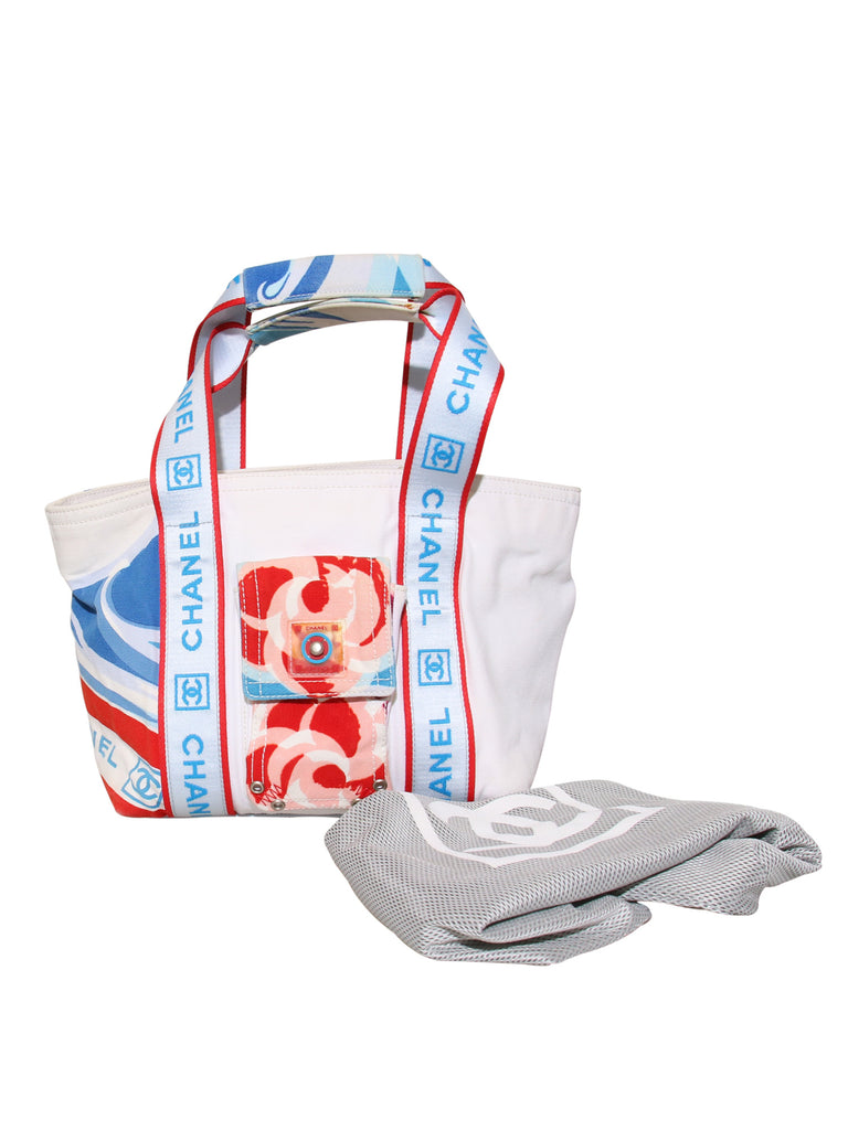 Chanel Vintage Canvas Tote Bag