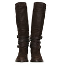 Miu Miu Suede Knee-High Boots