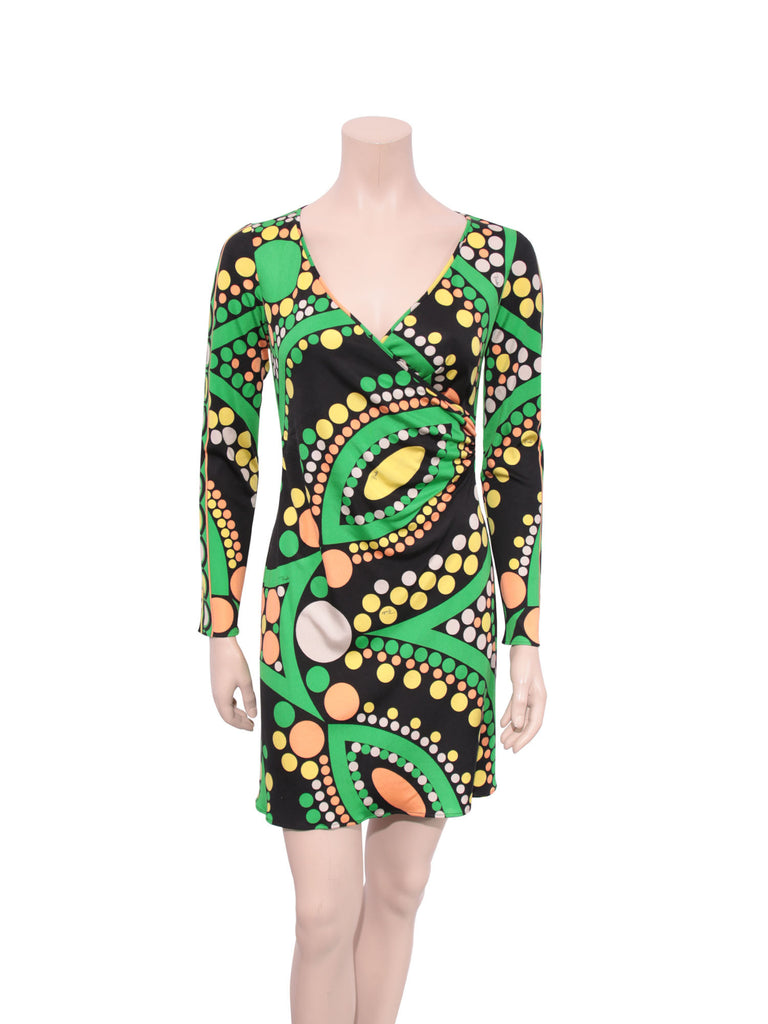 Pucci Silk Wrap-Front Dress