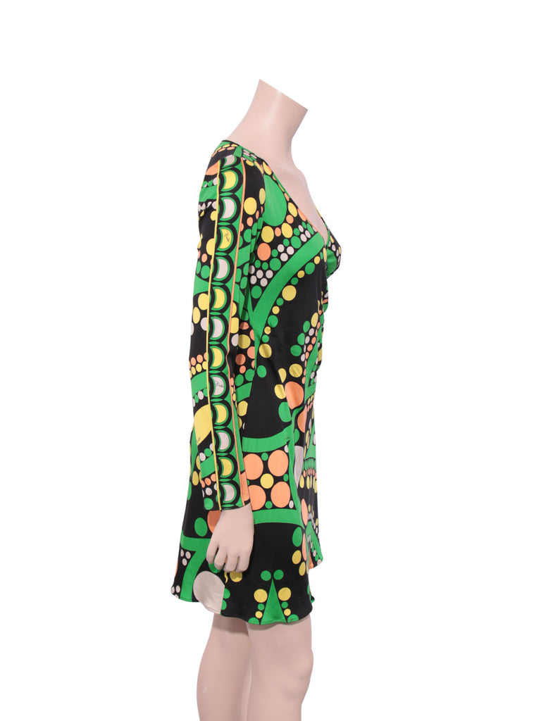 Pucci Silk Wrap-Front Dress