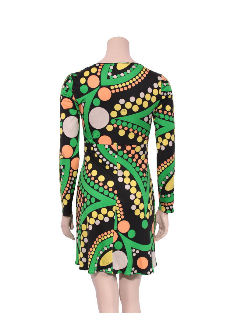 Pucci Silk Wrap-Front Dress