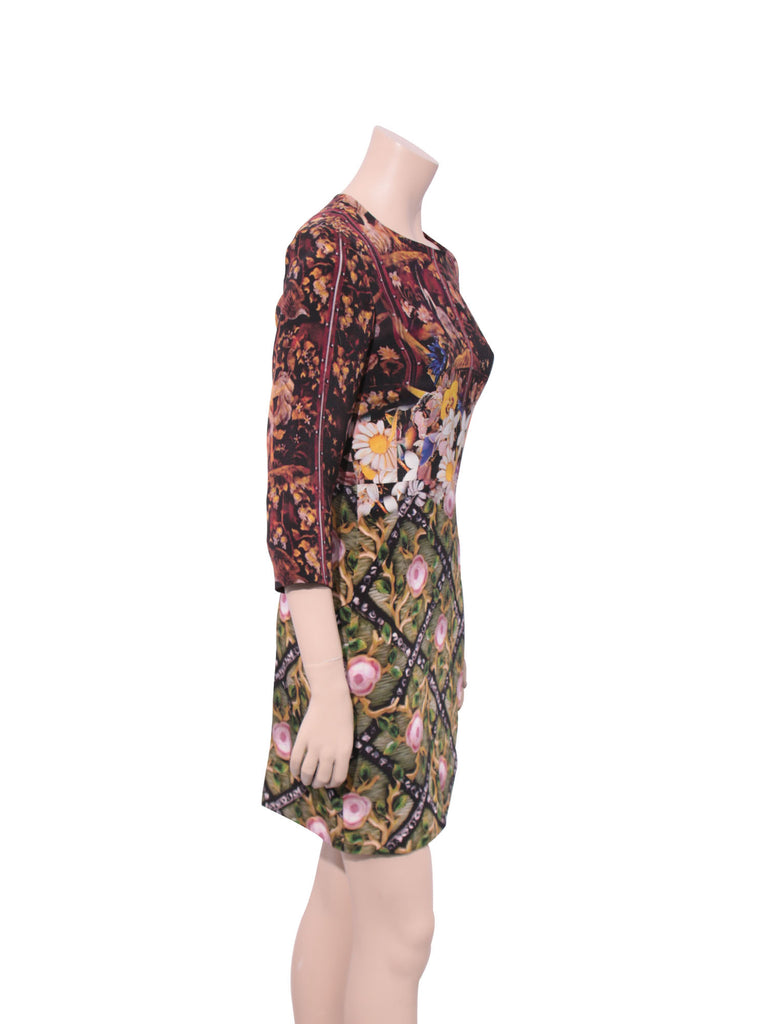 Mary Katrantzou Silk Printed Dress