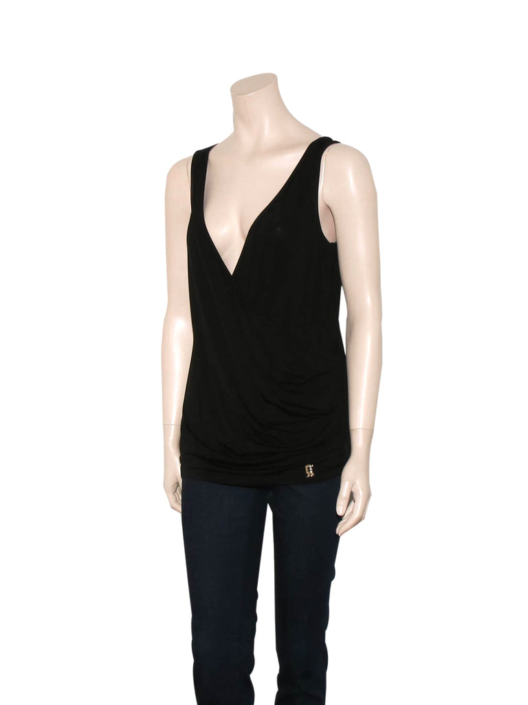 Galliano Jersey Wrap Top