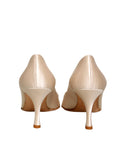 Manolo Blahnik Satin Pointed Pumps