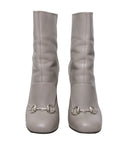 Gucci Horsebit Accent Leather Boots