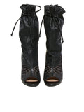 Christian Louboutin Perforated Leather Jennifer Booties