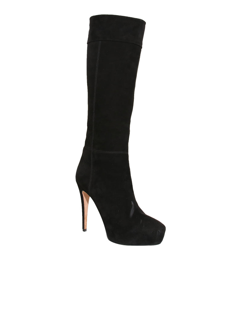 Brian Atwood Suede Knee-High Boots